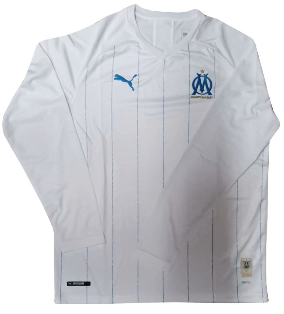 Camisa oficial Puma Olympique de Marseille 2019 2020 I jogador manga comprida